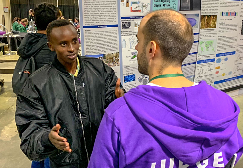 Makerere Uganda iGEM Poster Judge